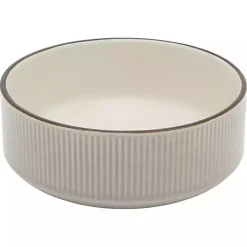 Betsy Taupe Ribbed 16-pc. Dinnerware Set