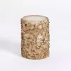 Birch Tree Bark Pillar Candle, 4x6 in.
