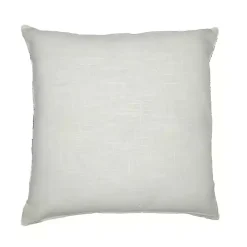 Black & White Handwoven Plaid Throw Pillow