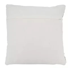 Black and Cream Striped Diamond Pillow Cover