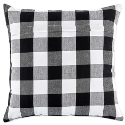 Black and White Checkered Pillow Covers, Set of 2