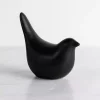 Black Bird Ceramic Figurine