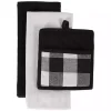 Black Buffalo Check 3-pc. Potholder & Towel Set