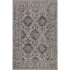 Black Harris Botanical Outdoor Rug, 7x9