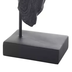 Black Horse Head Resin Statue