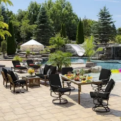 Black Leala Outdoor Chaise Cushion