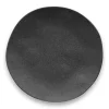 Black Melamine Santal Dinner Plates, Set of 6