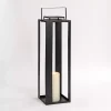 Black Metal Harlow Lantern, 30 in.