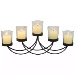 Black Metal Votive Candelabra