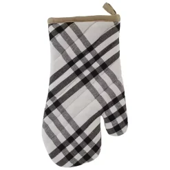 Black Plaid Eat Drink Enjoy 4-pc. Dish Towel Set