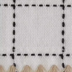 Black Plaid Eat Drink Enjoy 4-pc. Dish Towel Set