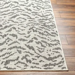 Black Ravello Outdoor Rug, 5x7