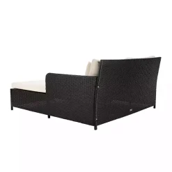 Black Wicker Outdoor Daybed