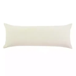 Black Wispy Ways Tufted Stripe Lumbar Pillow