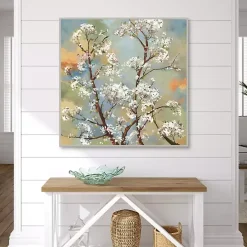 Blooming Branches Framed Canvas Art Print