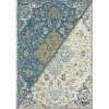 Blue & Orange Medallion Reversible Area Rug, 5x7