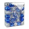 Blue & Silver Mix 50-pc. Christmas Ornament Set