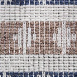 Blue and Stone Diamond Table Runner, 108 in.