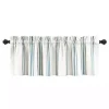 Blue and White Farmhouse Stripe Valance