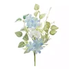 Blue and White Mixed Blossom Sprays, Set of 6
