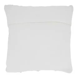 Blue and White Woven Stripes Pillow