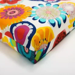 Blue Confetti Outdoor Chaise Cushion