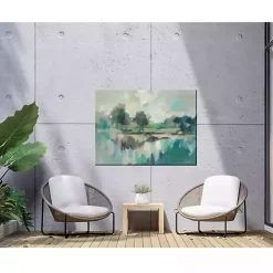 Blue Day Outdoor Canvas Art Print