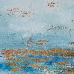 Blue Horizon Framed Canvas Art Prints, Set of 5