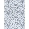 Blue Leopard Spots Washable Area Rug, 5x8