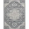 Blue Medallion Lava Indoor/Outdoor Area Rug, 7x9