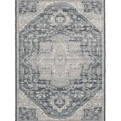 Blue Medallion Lava Indoor/Outdoor Area Rug, 7x9