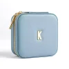 Blue Monogram K Travel Jewelry Box