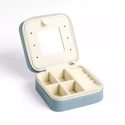 Blue Monogram K Travel Jewelry Box