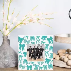 Blue Preppy Bows Picture Frame