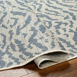 Blue Ravello Outdoor Rug, 7x10