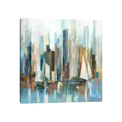 Blue Regatta Canvas Art Print