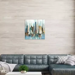 Blue Regatta Canvas Art Print