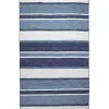 Blue Shades Striped Indoor/Outdoor Area Rug, 7x9