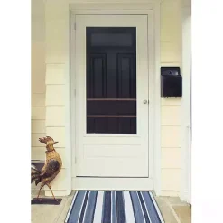 Blue Shades Striped Indoor/Outdoor Scatter Rug