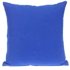 Blue Textured Velvet Pillow