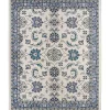 Blue Vintage Medallion Indoor/Outdoor Rug, 8x10