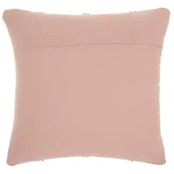 Blush Diamond Lattice Throw Pillow