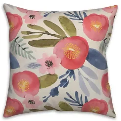 Blush Floral Pillow