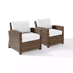 Bren Brown 2-pc. Chair Set with Sunbrella Cushions