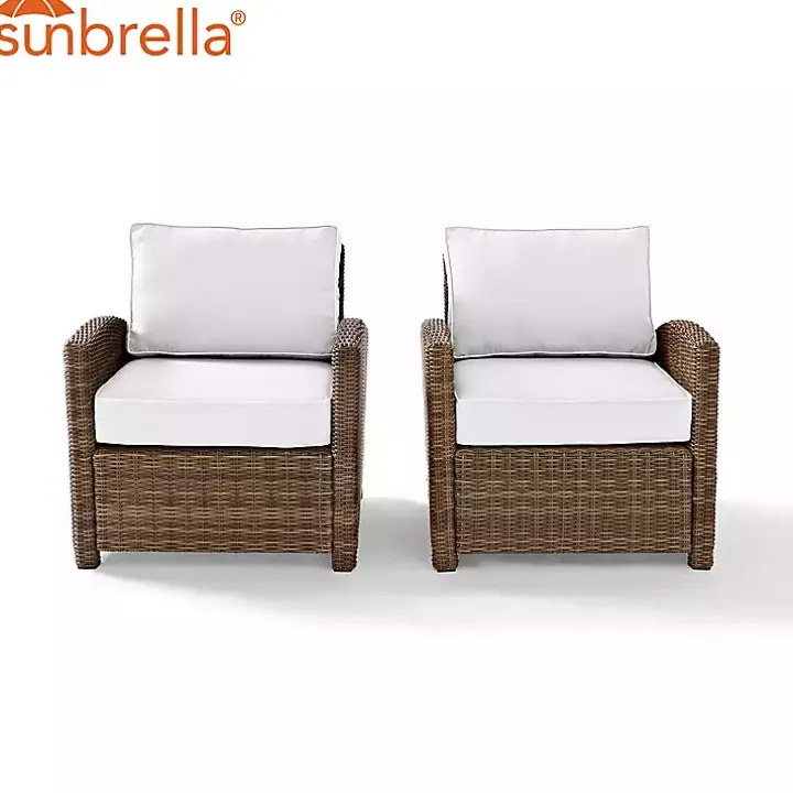 Bren Brown 2-pc. Chair Set with Sunbrella Cushions