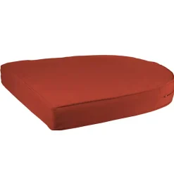 Brick Red Outdoor Wicker Seat Cushion