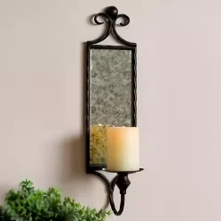 Bronze Rustic Glass Wall Sconce