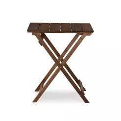 Brown Acacia Wood 3-pc. Bistro Set