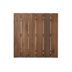 Brown Acacia Wood 3-pc. Bistro Set