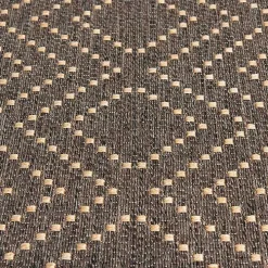 Brown Adelaide Diamond Outdoor Area Rug, 5x7